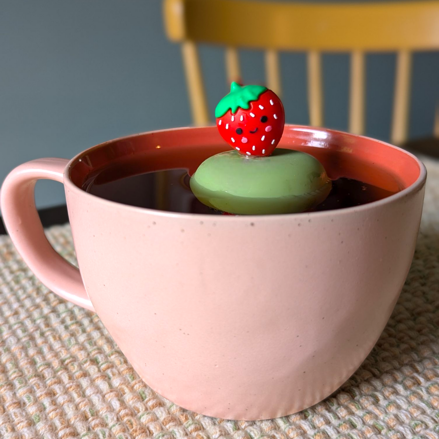 Floating Strawberry Tea Infuser Infuser - Cute Tea Infuser for Loose Leaf Tea