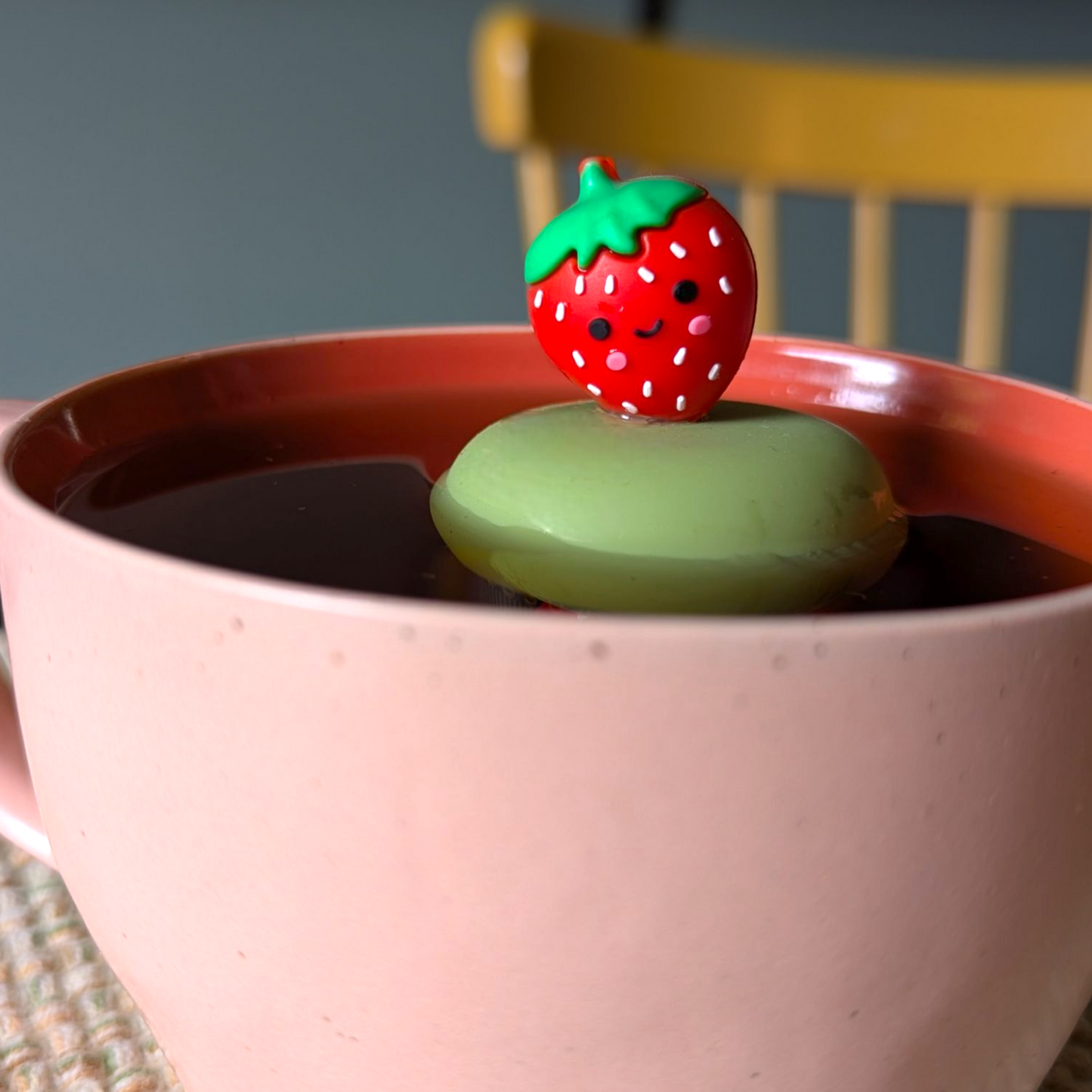 Floating Strawberry Tea Infuser Infuser - Cute Tea Infuser for Loose Leaf Tea