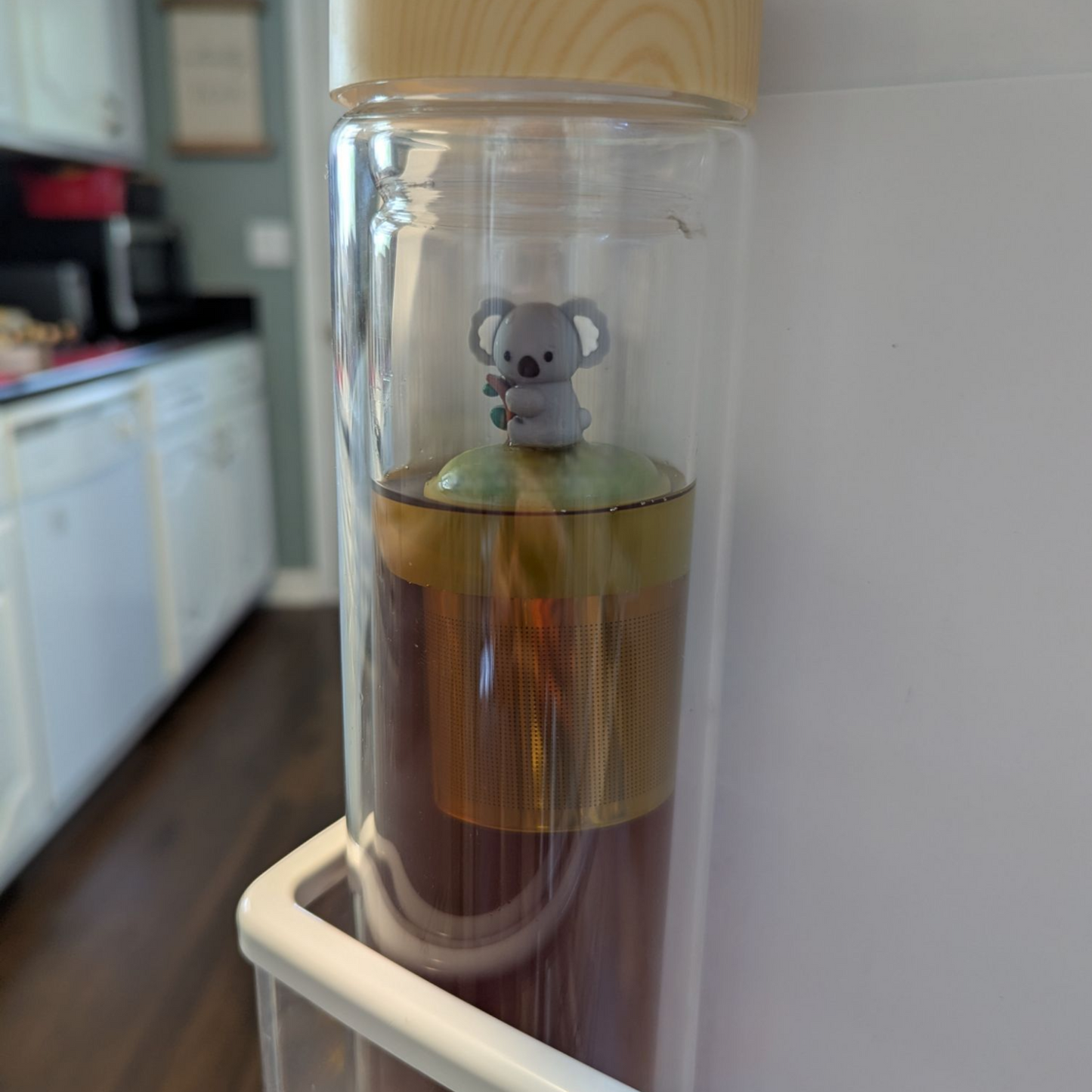 Floating Koala Bear Tea Infuser - Cute Animal Tea Infuser for Loose Leaf Tea