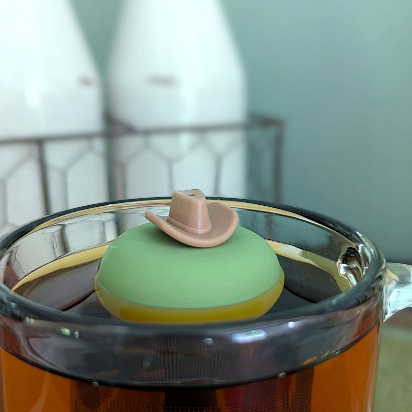 Floating Western Cowboy Hat Tea Infuser - Cute Tea Infuser for Loose Leaf Tea