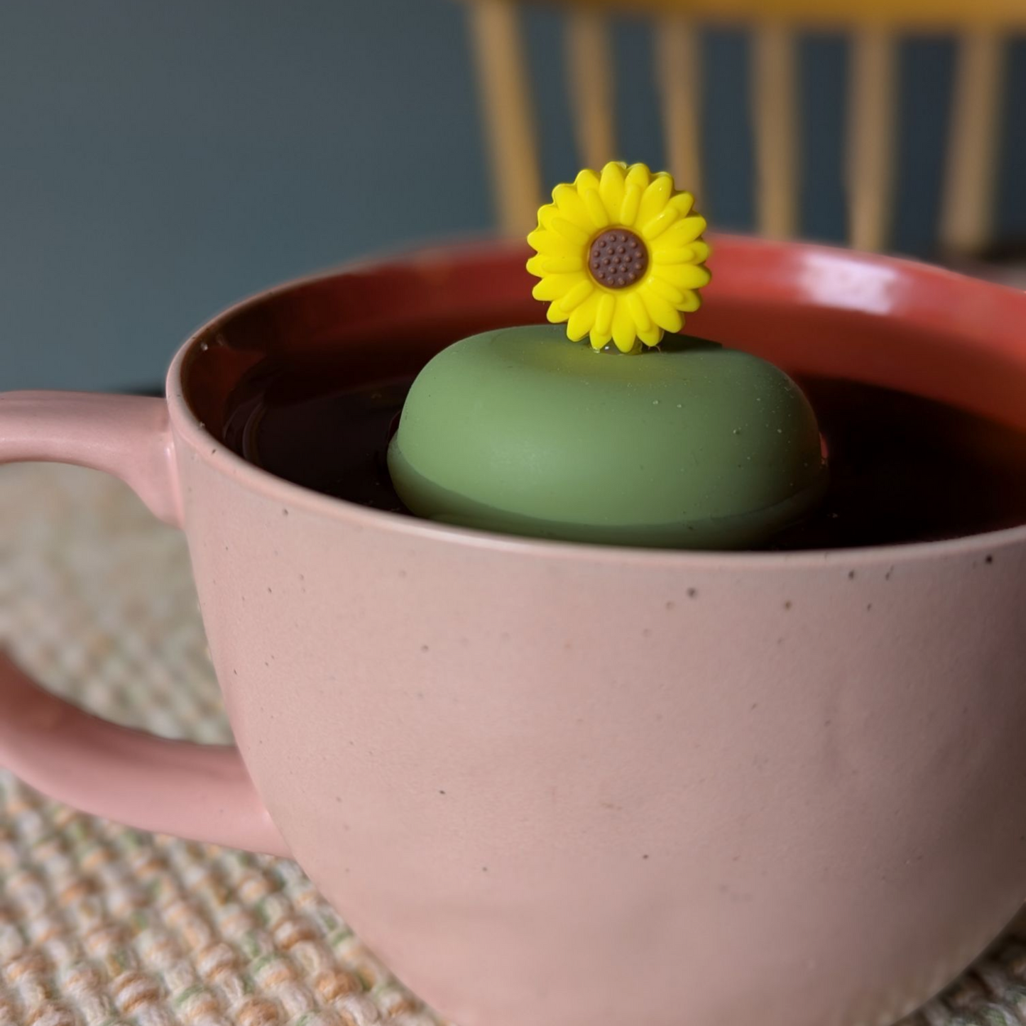 Floating Sunflower Tea Infuser Infuser - Cute Tea Infuser for Loose Leaf Tea