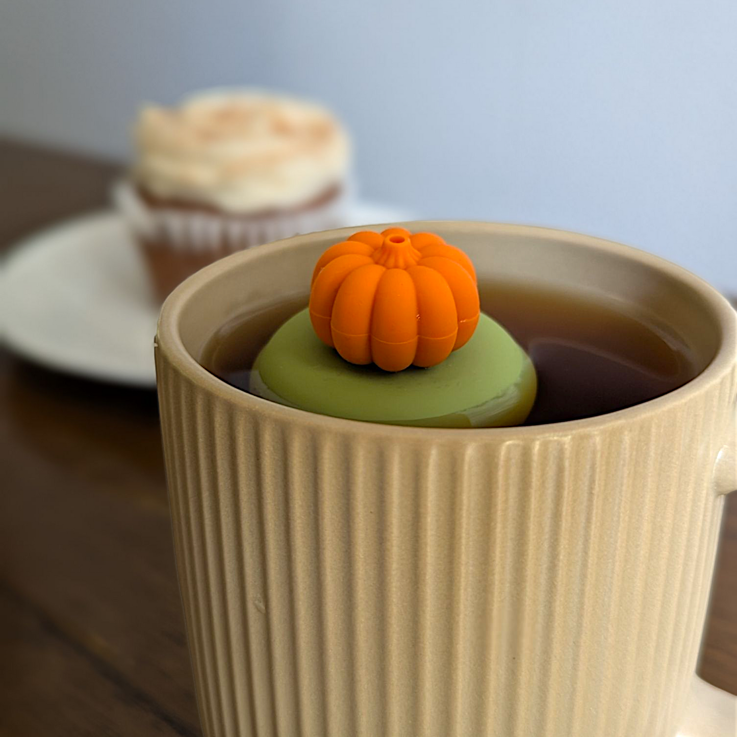 Floating 3d Pumpkin Tea Infuser - Cute Tea Infuser for Loose Leaf Tea