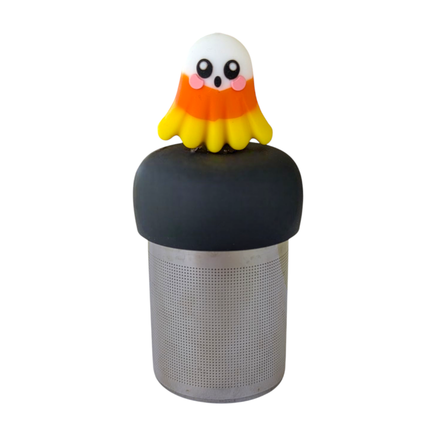 Floating Candy Corn Ghost Tea Infuser - Cute Tea Infuser for Loose Leaf Tea
