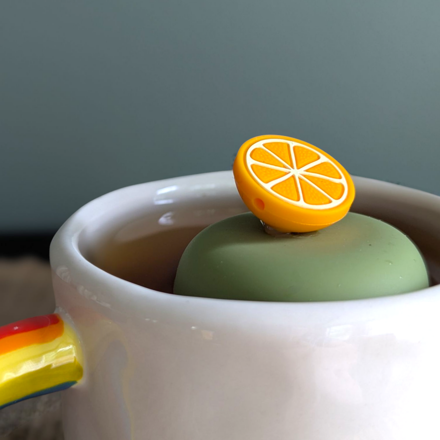 Floating Orange Slice Tea Infuser - Cute Tea Infuser for Loose Leaf Tea