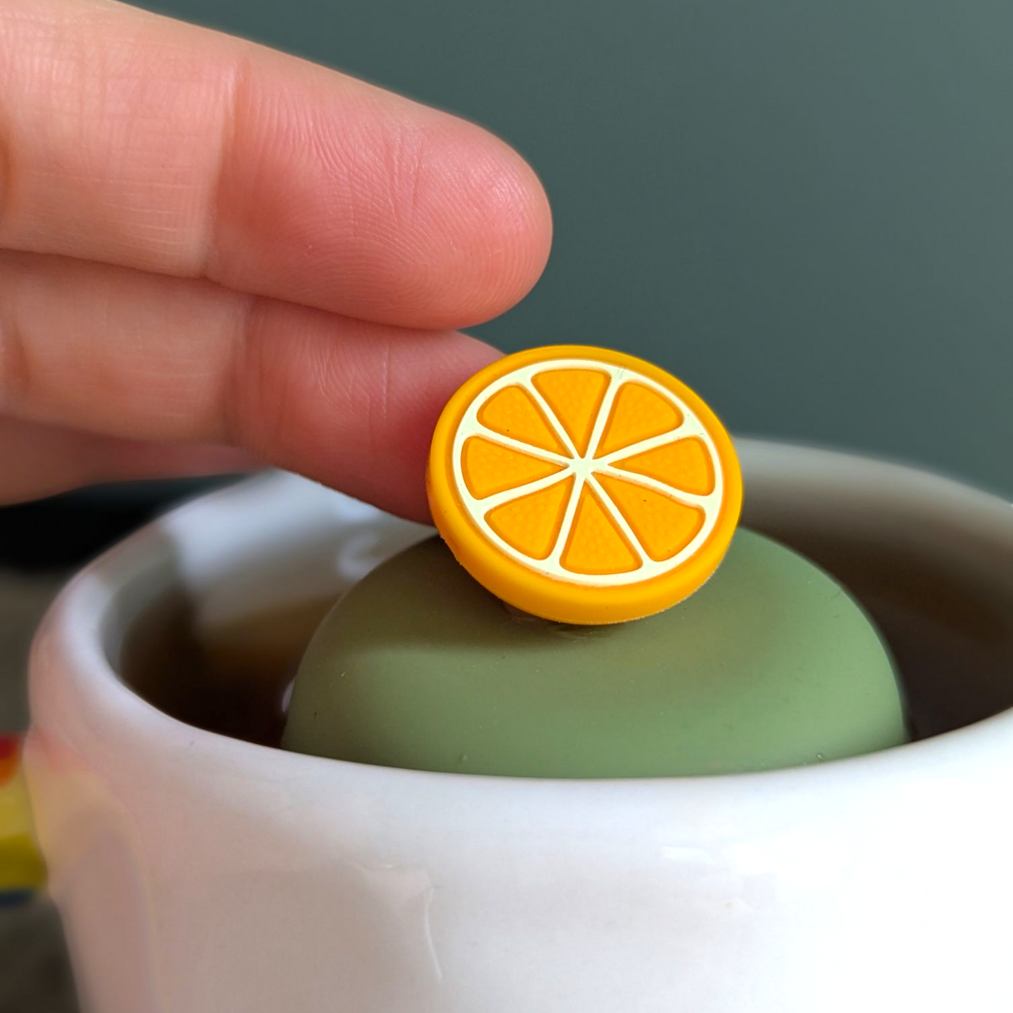 Floating Orange Slice Tea Infuser - Cute Tea Infuser for Loose Leaf Tea