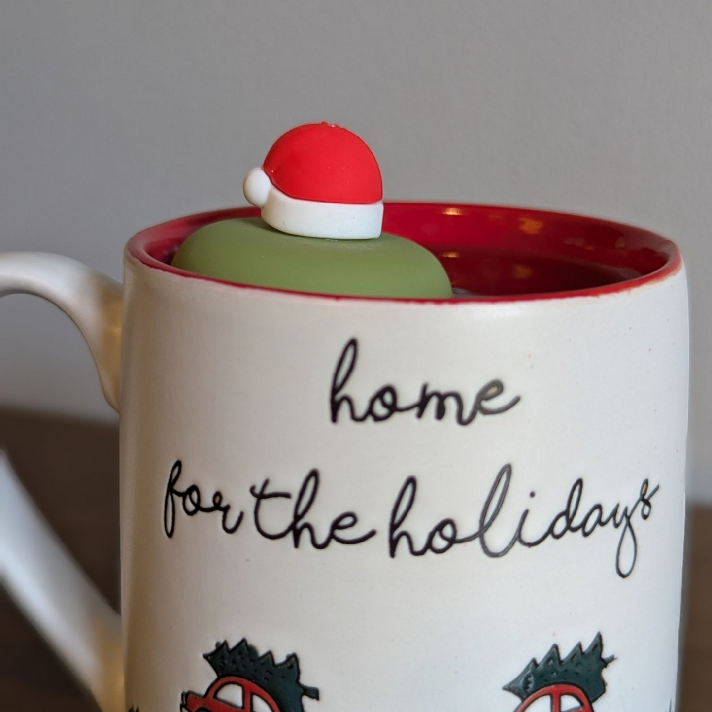 Floating Santa Hat Tea Infuser - Cute Tea Infuser for Loose Leaf Tea