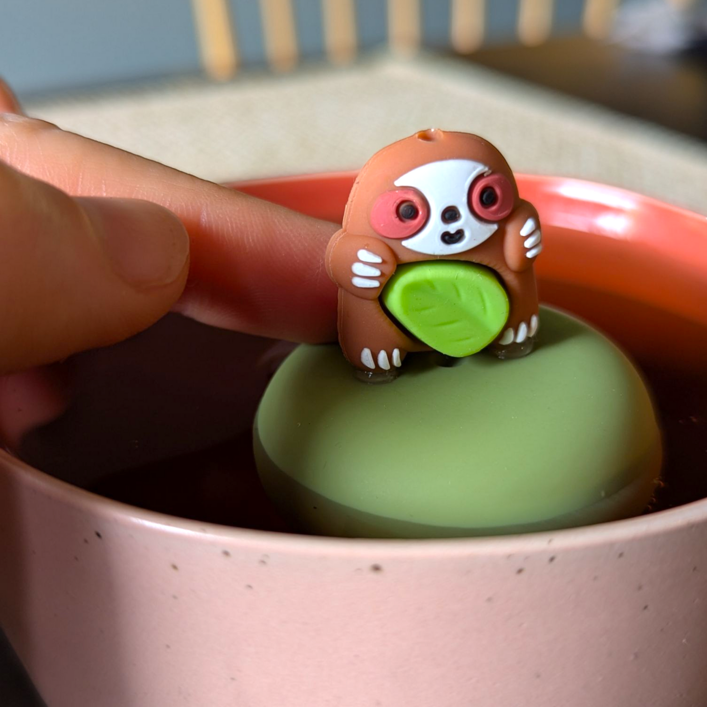 Floating Hungry Sloth Tea Infuser - Cute Animal Tea Infuser for Loose Leaf Tea