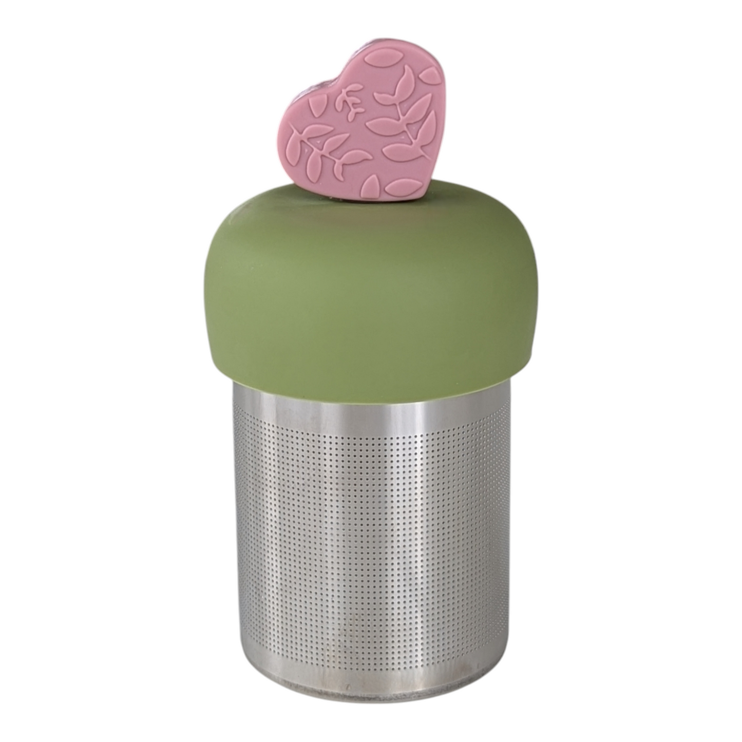 Floating Warm Pink Leaf Tea Infuser - Cute Tea Infuser for Loose Leaf Tea