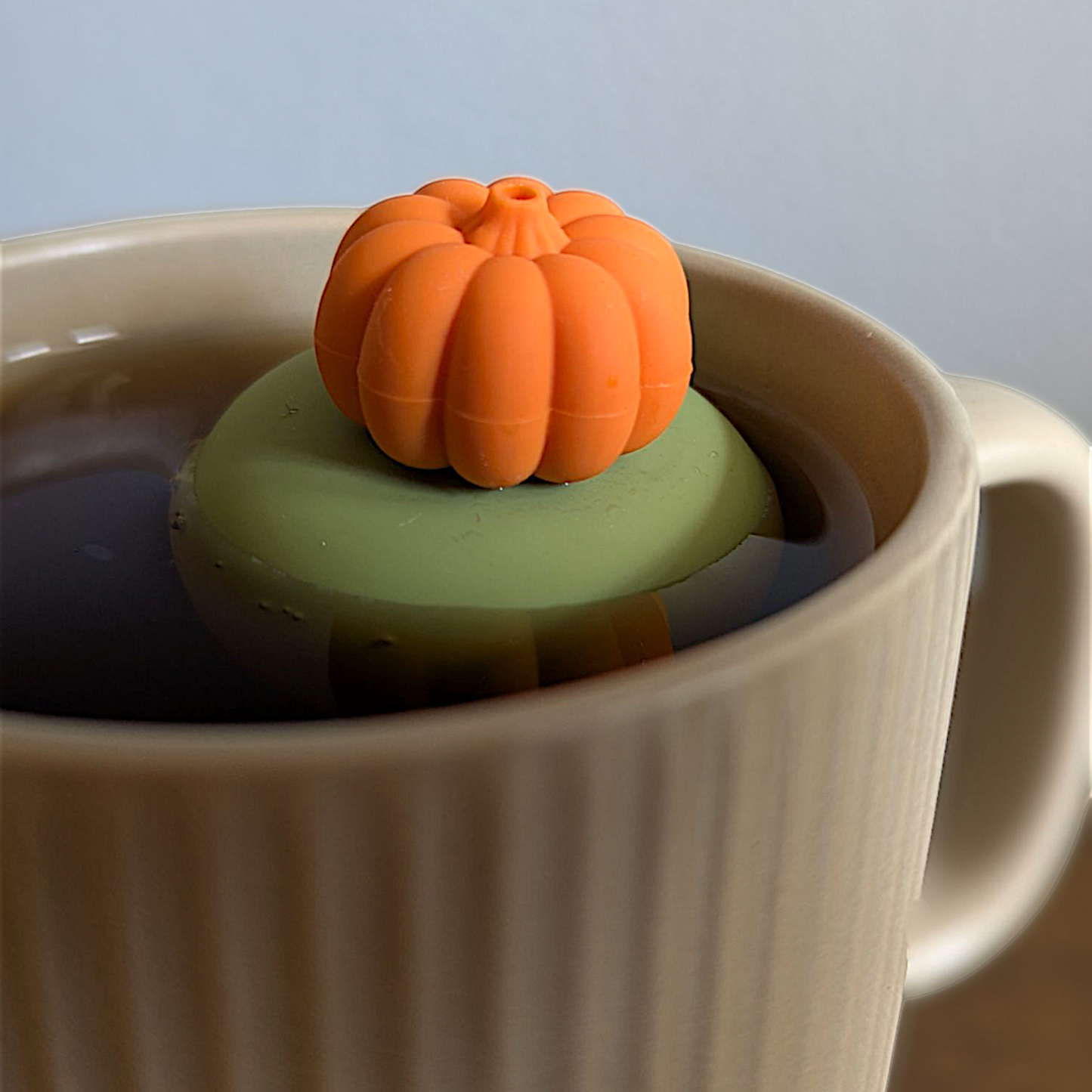 Floating 3d Pumpkin Tea Infuser - Cute Tea Infuser for Loose Leaf Tea