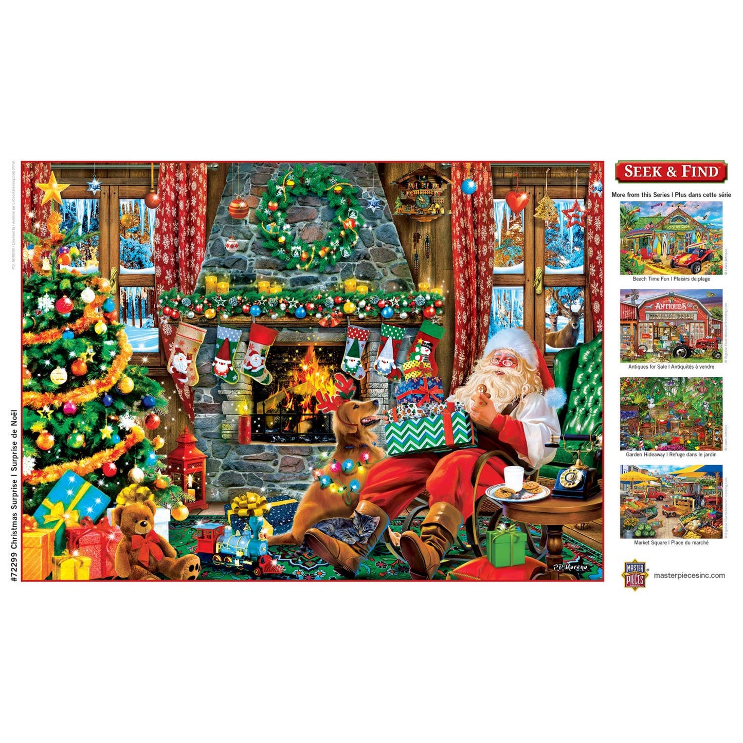 Seek & Find - Christmas Surprise 1000 Piece Puzzle by Masterpieces