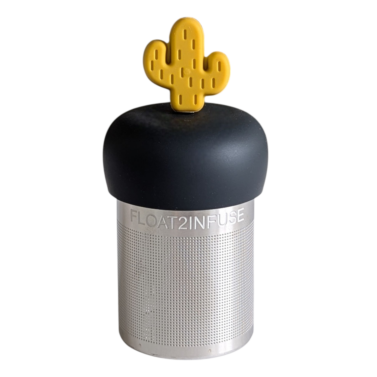 Floating Sunset Yellow Saguaro Tea Infuser - Cute Tea Infuser for Loose Leaf Tea