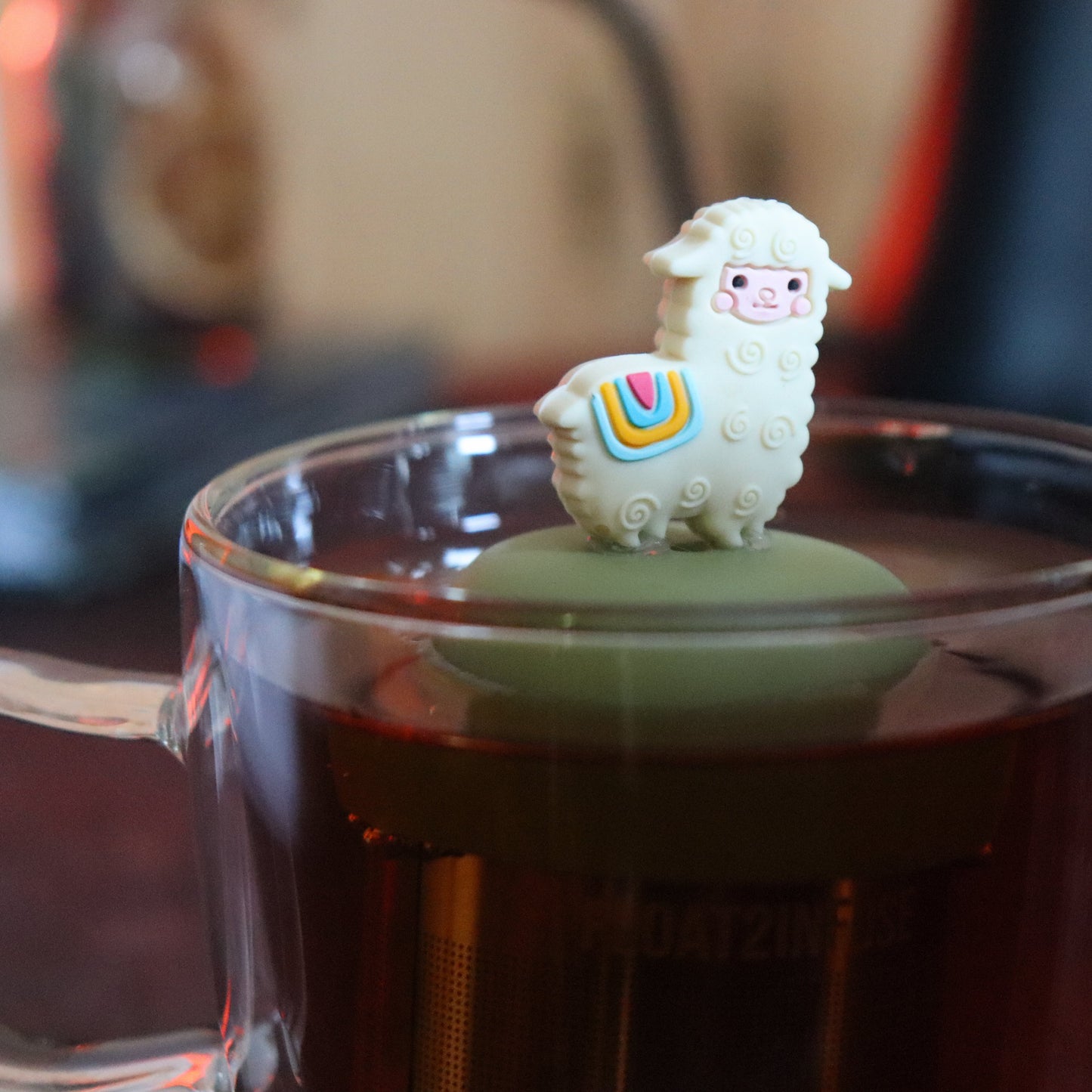 Floating Alpaca Tea Infuser - Cute Animal Tea Infuser for Loose Leaf Tea