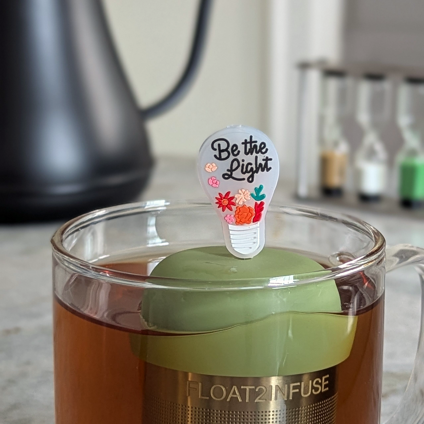 Floating Be The Light Tea Infuser - Cute Tea Infuser for Loose Leaf Tea
