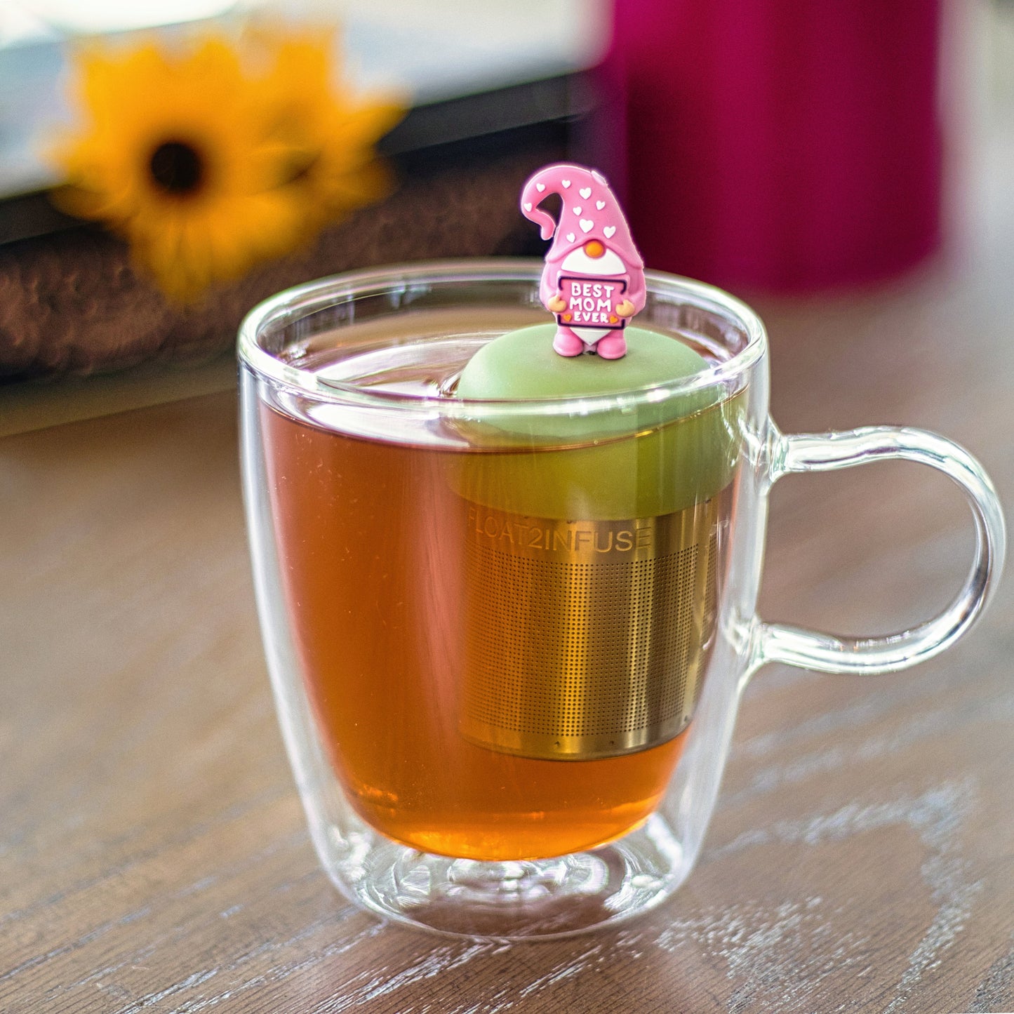 Floating Best Mom Ever Tea Infuser - Cute Tea Infuser for Loose Leaf Tea