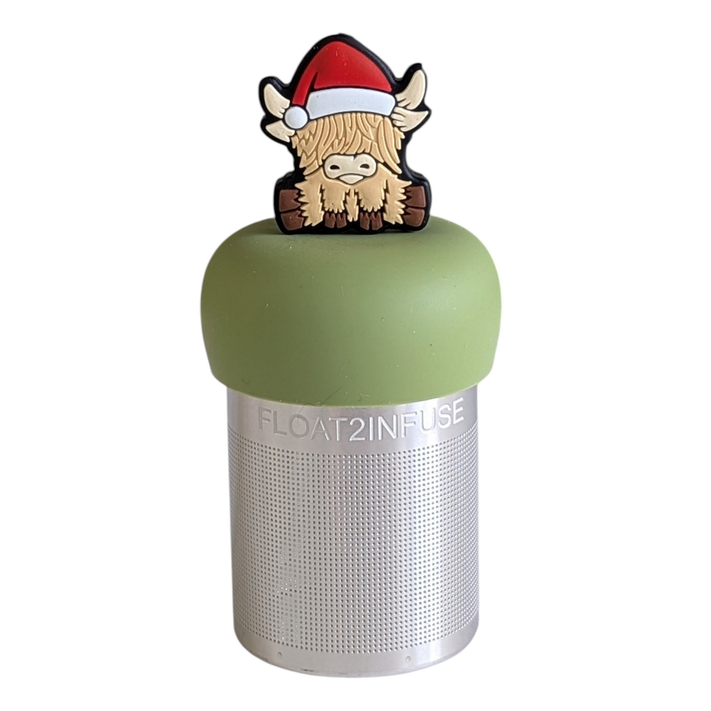 Floating Blonde Christmas Highland Tea Infuser - Cute Animal Tea Infuser for Loose Leaf Tea