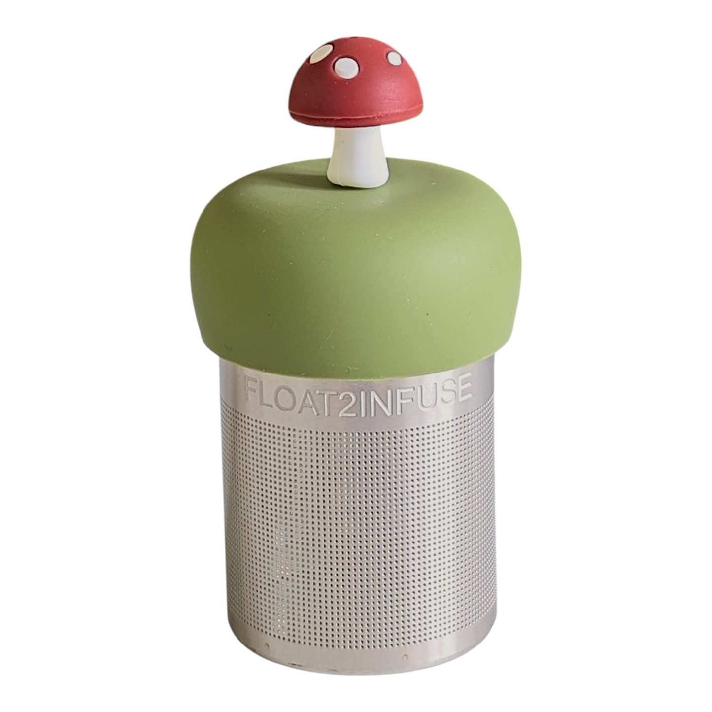 Floating Chestnut Brown Mushroom Tea Infuser - Cute Tea Infuser for Loose Leaf Tea