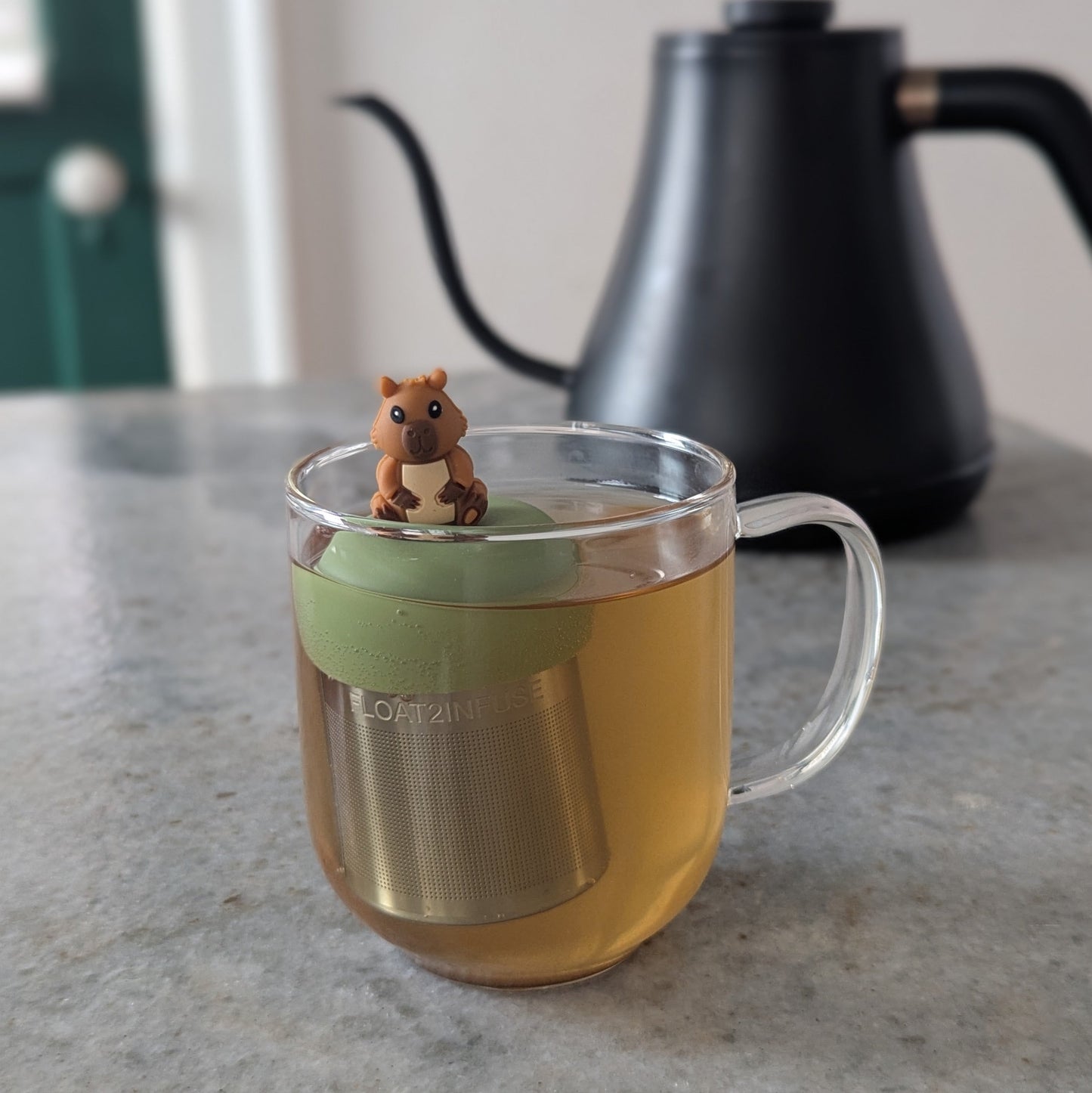 Floating Capybara Tea Infuser - Cute Animal Tea Infuser for Loose Leaf Tea