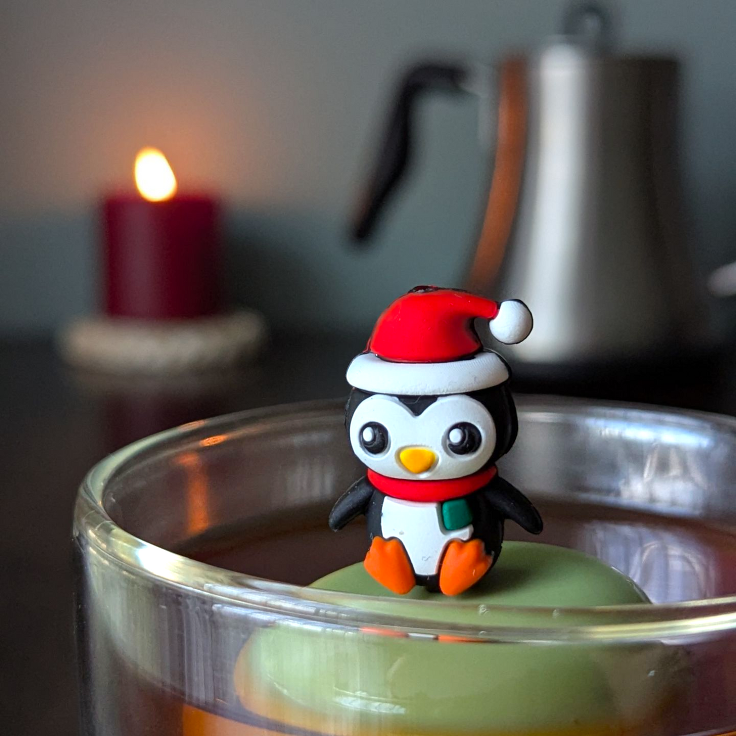 Floating Christmas Penguin Tea Infuser - Cute Animal Tea Infuser for Loose Leaf Tea