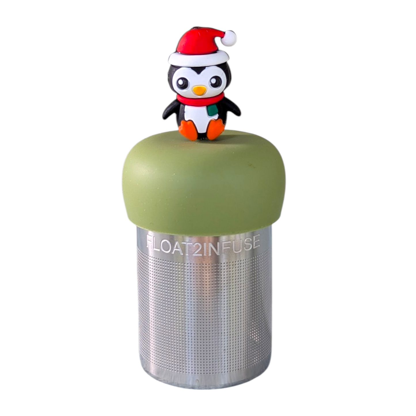 Floating Christmas Penguin Tea Infuser - Cute Animal Tea Infuser for Loose Leaf Tea