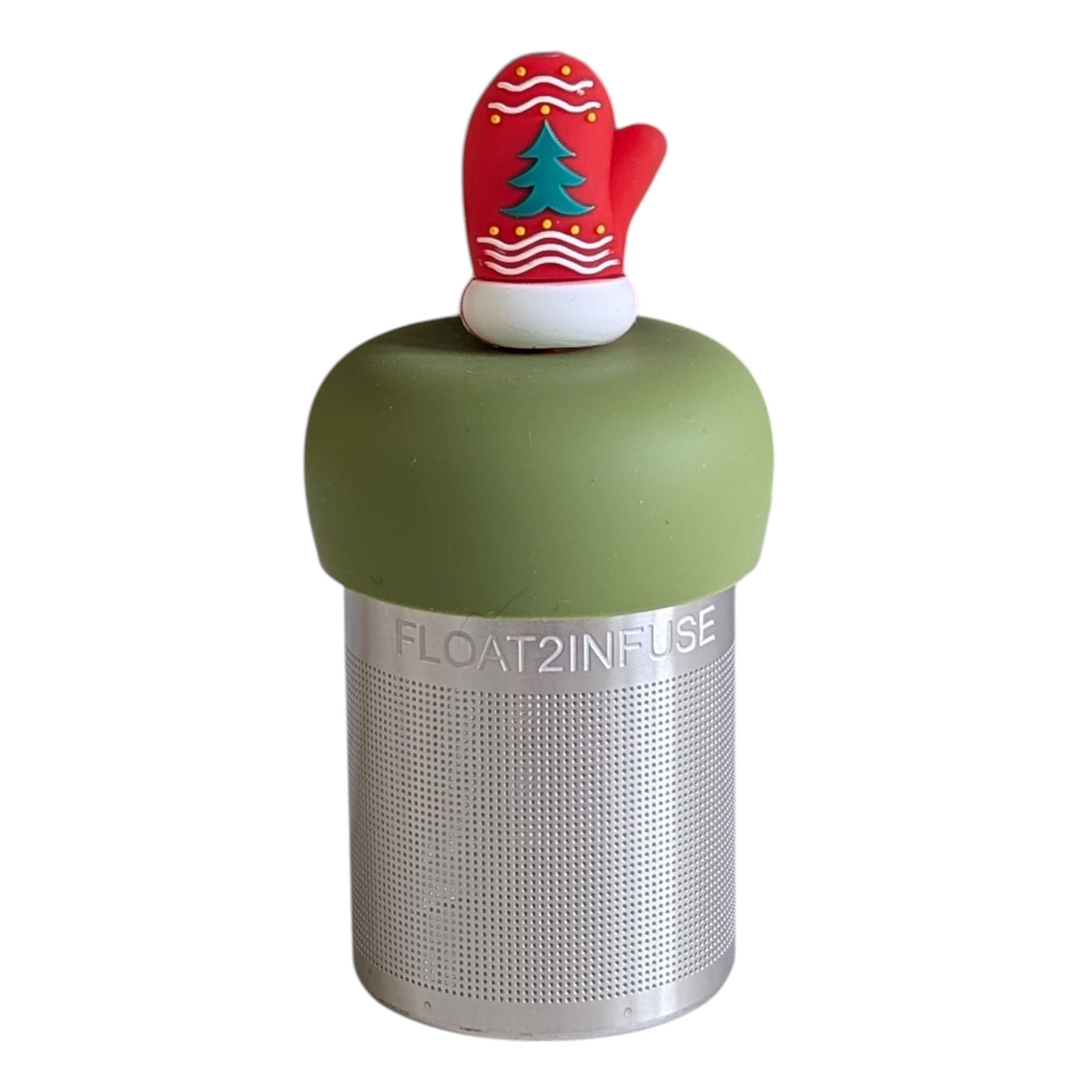 Floating Christmas Tree Mitten Tea Infuser - Cute Tea Infuser for Loose Leaf Tea
