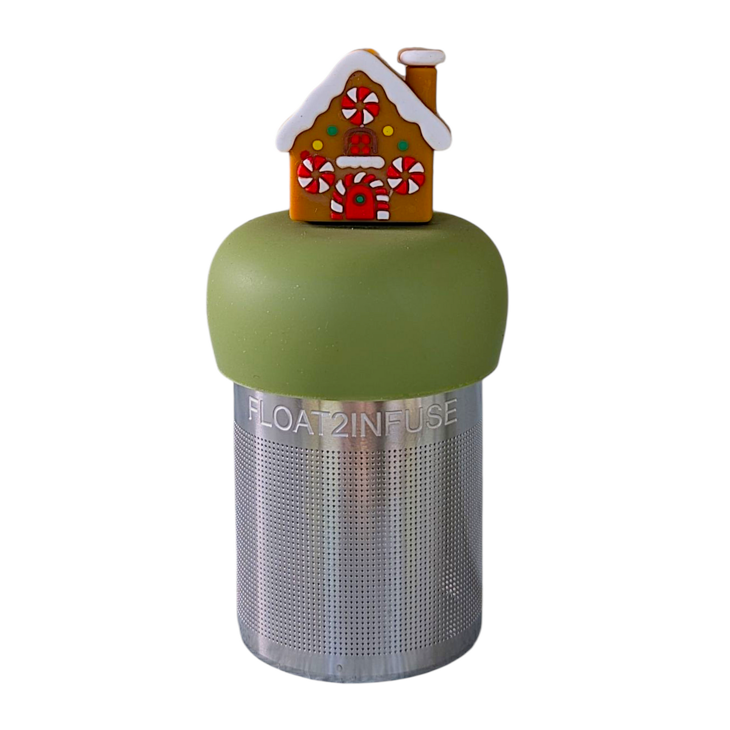 Floating Gingerbread House Tea Infuser - Cute Tea Infuser for Loose Leaf Tea
