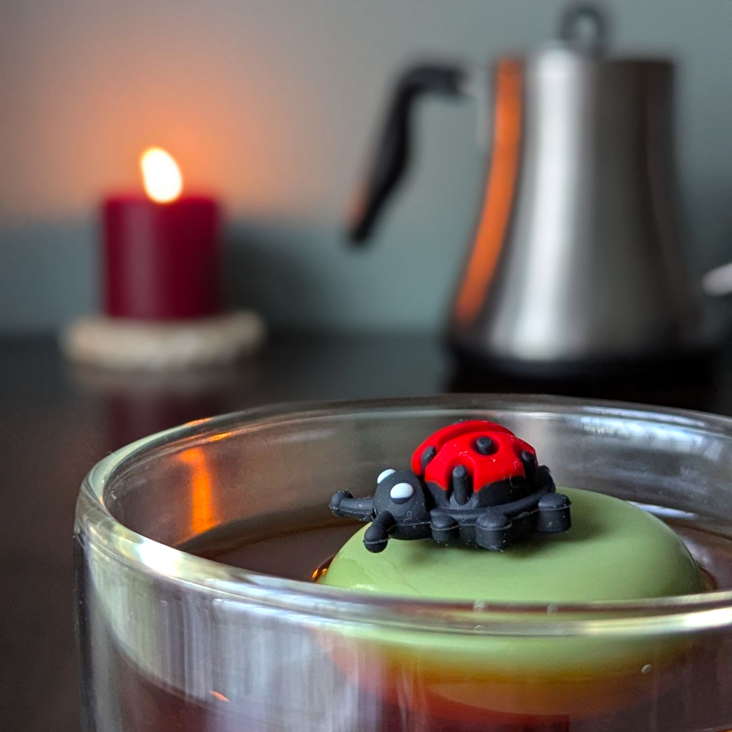 Floating Lady Bug Tea Infuser - Cute Animal Tea Infuser for Loose Leaf Tea