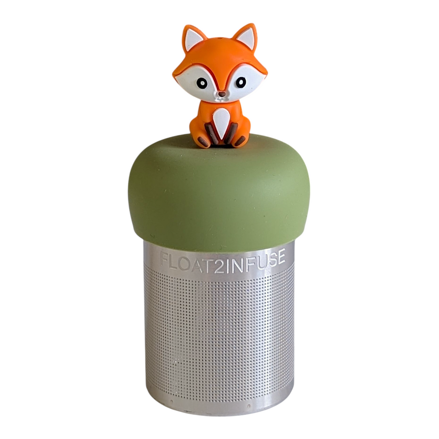 Floating Orange Fox Tea Infuser - Cute Animal Tea Infuser for Loose Leaf Tea
