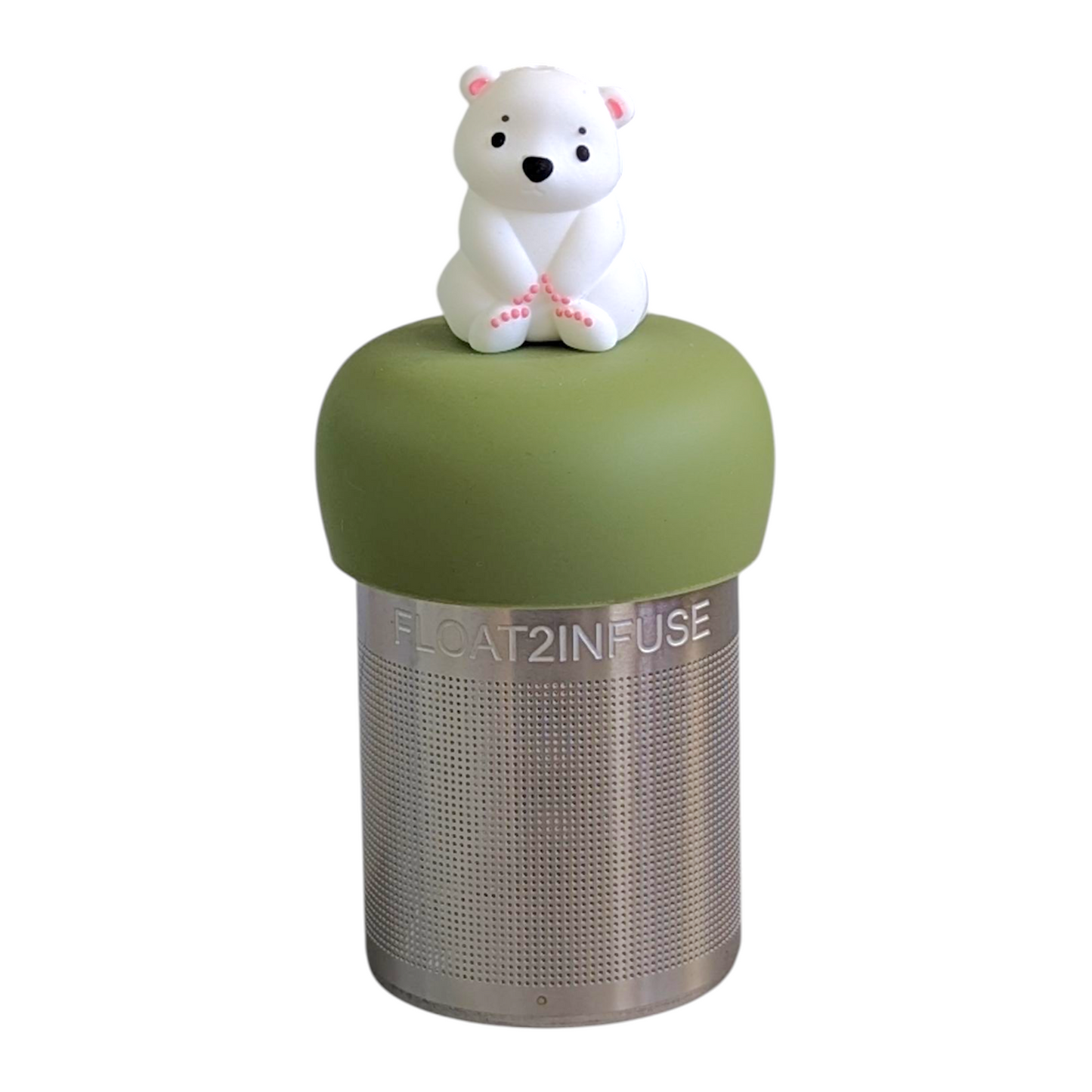 Floating Polar Bear Tea Infuser - Cute Animal Tea Infuser for Loose Leaf Tea