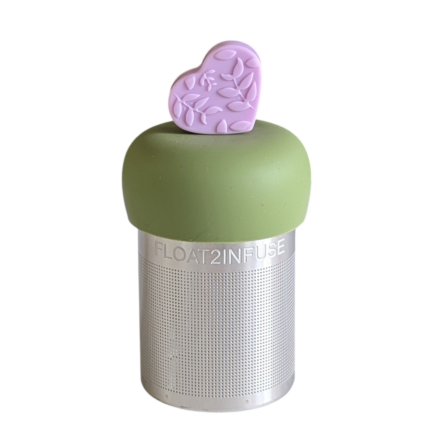 Floating Purple Leaf Heart Tea Infuser - Cute Tea Infuser for Loose Leaf Tea