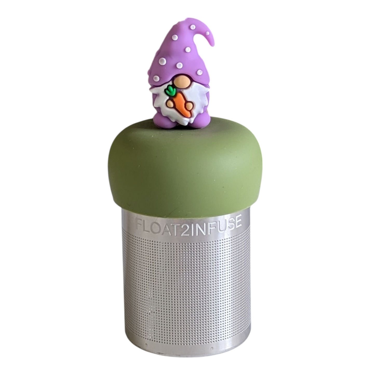 Floating Purple Spring Gnome Tea Infuser - Cute Tea Infuser for Loose Leaf Tea