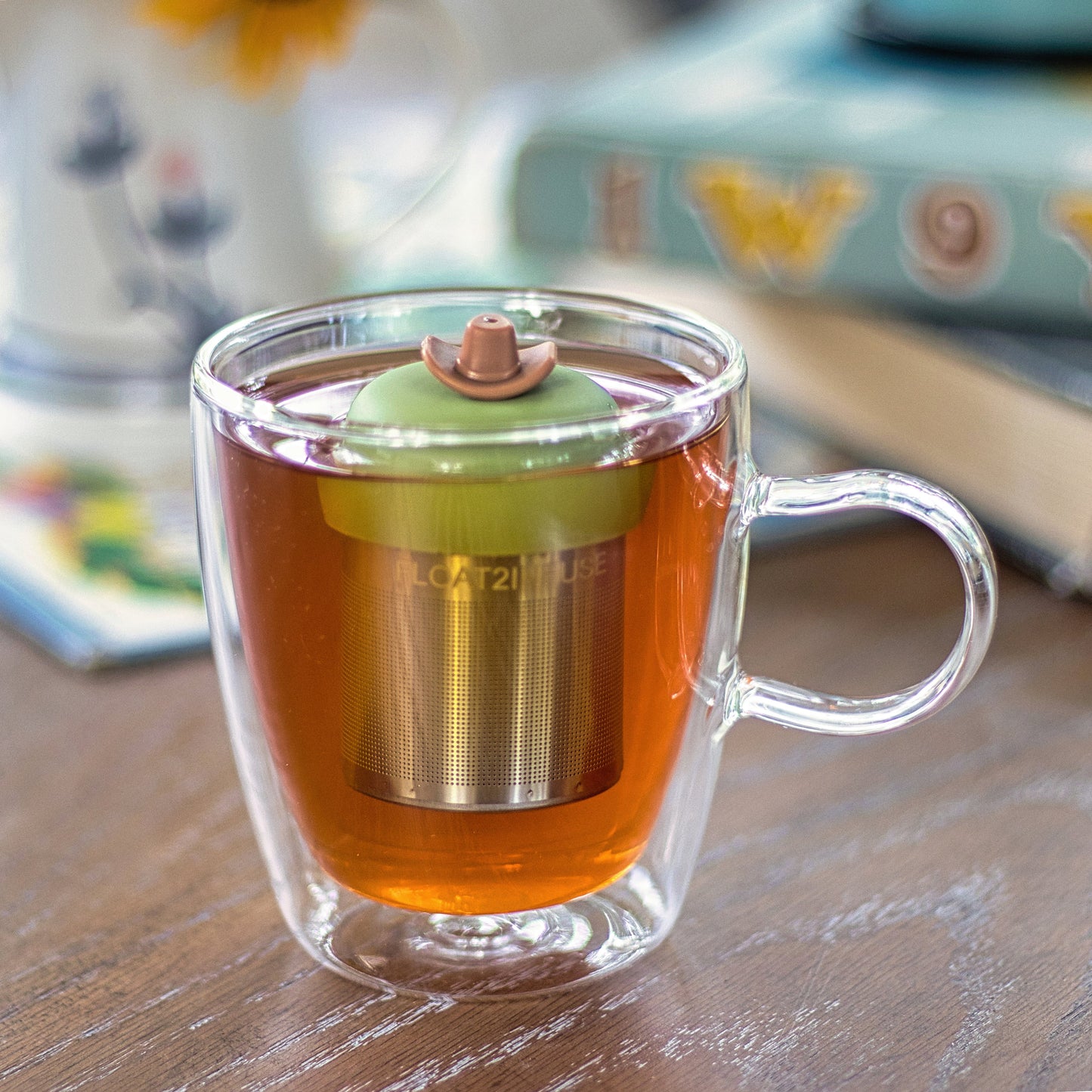 Floating Western Cowboy Hat Tea Infuser - Cute Tea Infuser for Loose Leaf Tea